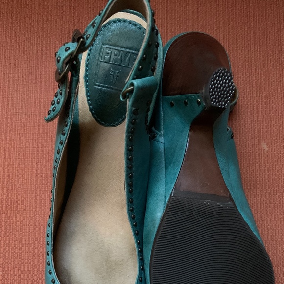 Frye slingback peep toe sandals - Picture 4 of 12